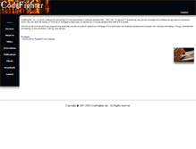 Tablet Screenshot of codefighter.com